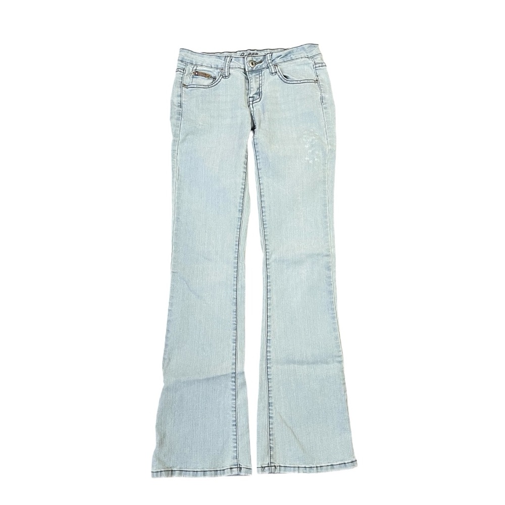 Vintage Y2K Bubblegum Low Rise Light Blue‎ Flare Leg Jeans